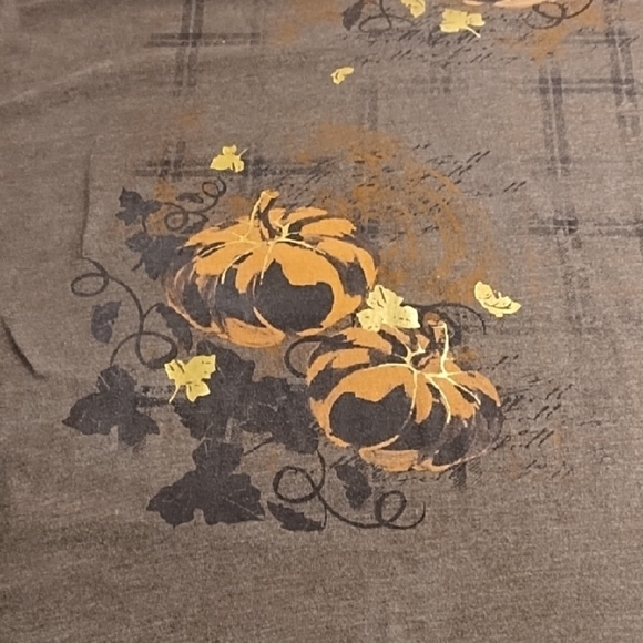Fall Autumn Pumpkin Graphic Tee Shirt Top - Picture 11 of 13